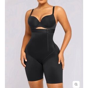 SHAPELLX NWT BOOT-YEAH™ SilkSculpt™ High-Waisted Short XXL Black